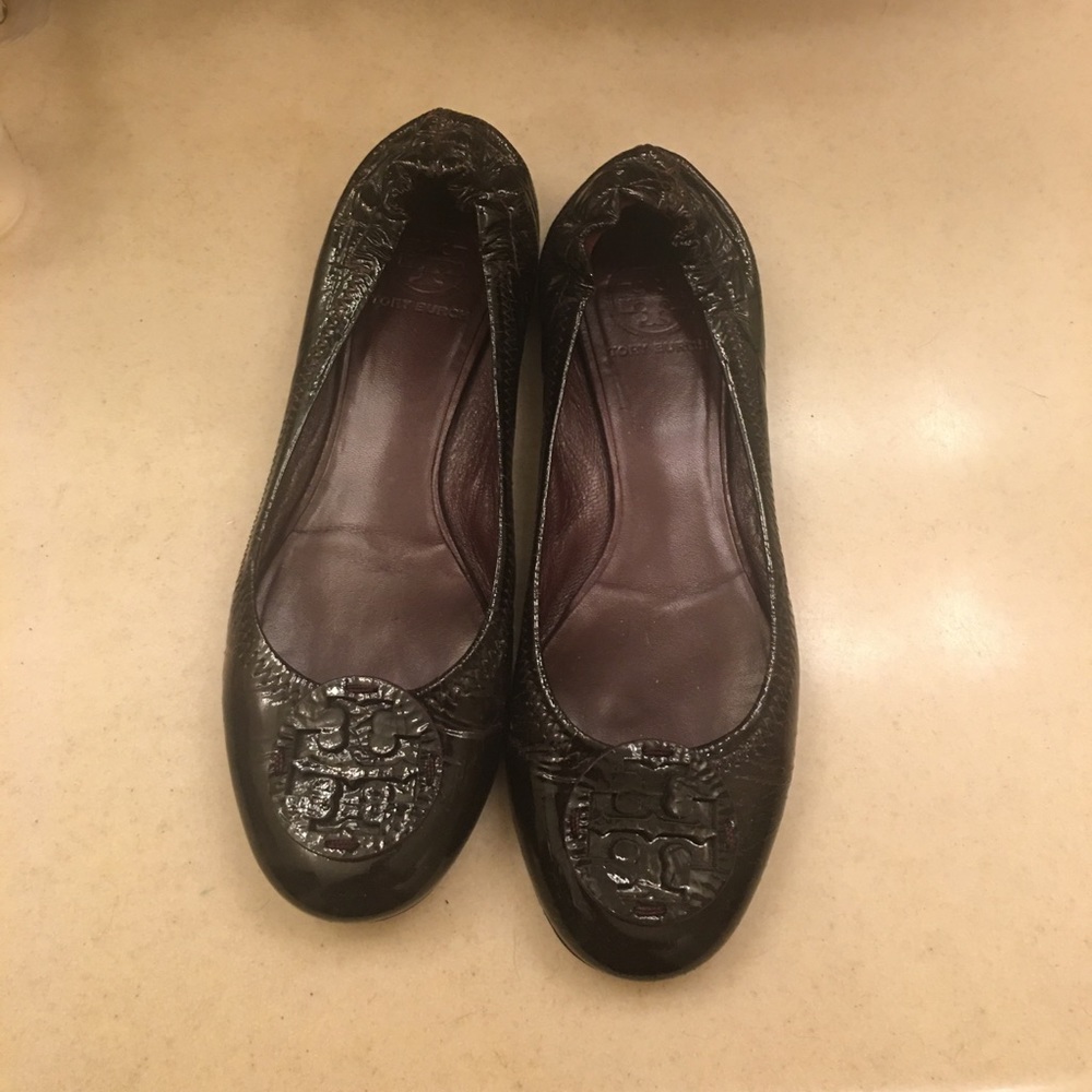 Tory Burch Patent Flats